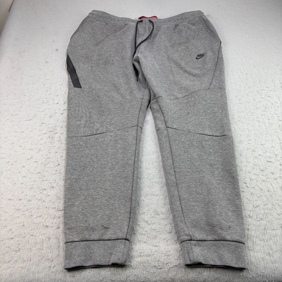 Nike‎ Jogger Pants Mens 2XL Gray Tech Fleece Sportswear Tapered Athleisure Slim - Picture 1 of 13
